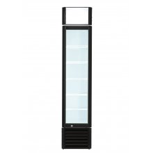 Armario Expositor Refrigerado con puerta de vídrio Slim line de 390x480x1880mm CSL-160