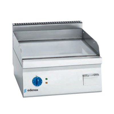 Plancha Frytop a gas 60cm con placa lisa de acero Snack 650 SPLG-60 E EDENOX