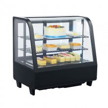 Vitrina Sobremostrador Refrigerada 100 litros Negra XCW100L-N