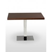 Mesa pie acero cromado PICASSO-CROMO 60X40