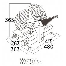 Cortadora de fiambre CGSP-220 E EDENOX