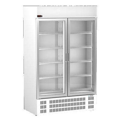 Armario Expositor Refrigerado Con cabezal Luminoso potenciado 2 Puertas APE-952-C P EDENOX