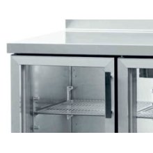 Mesa Snack Refrigerada 2 puertas de Cristal Fondo 600 de 1492x600x850h mm MRCH-150V