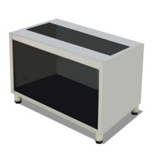 Mueble acero inoxidable para Frytops / Parrilla Vasca 994x490x600h mm 100MFRVA-OUT-T2